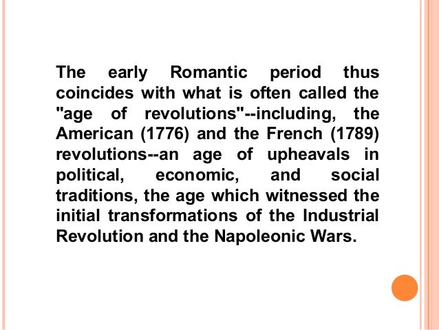 Romanticism beliefs